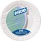 Dixie Dixie 9" Uncoated Paper Plates by GP Pro (Georgia-Pacific), White, 250 Plates Per Pack, 9" Diameter Plate, Paper Plate, Disposable, White